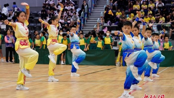 700余名香港中小学生“切磋武艺”