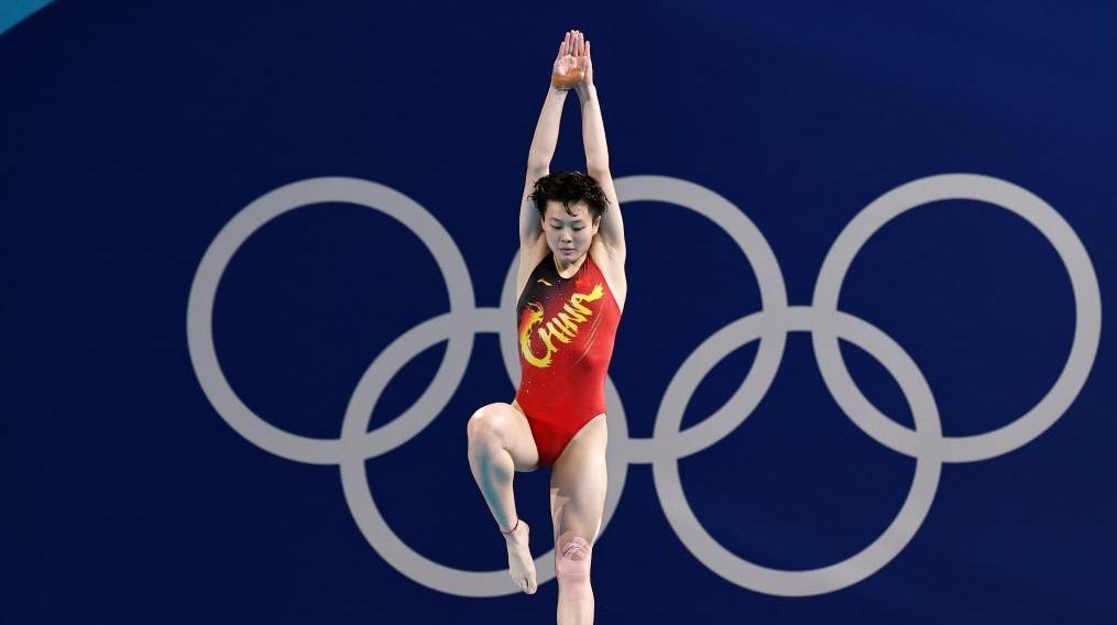 中国第31金！陈艺文三米板金牌