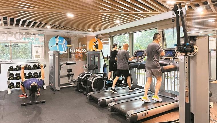 福田多个社区推公益健身房，居民运动之余交朋友